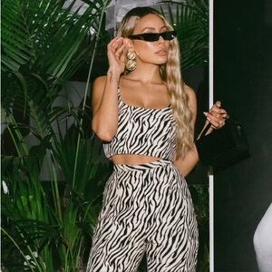 NWT Bec & Bridge Zebra 2 Piece matching set